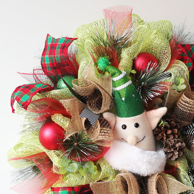 Corona o guirnalda artificial de 16" para decoración del hogar