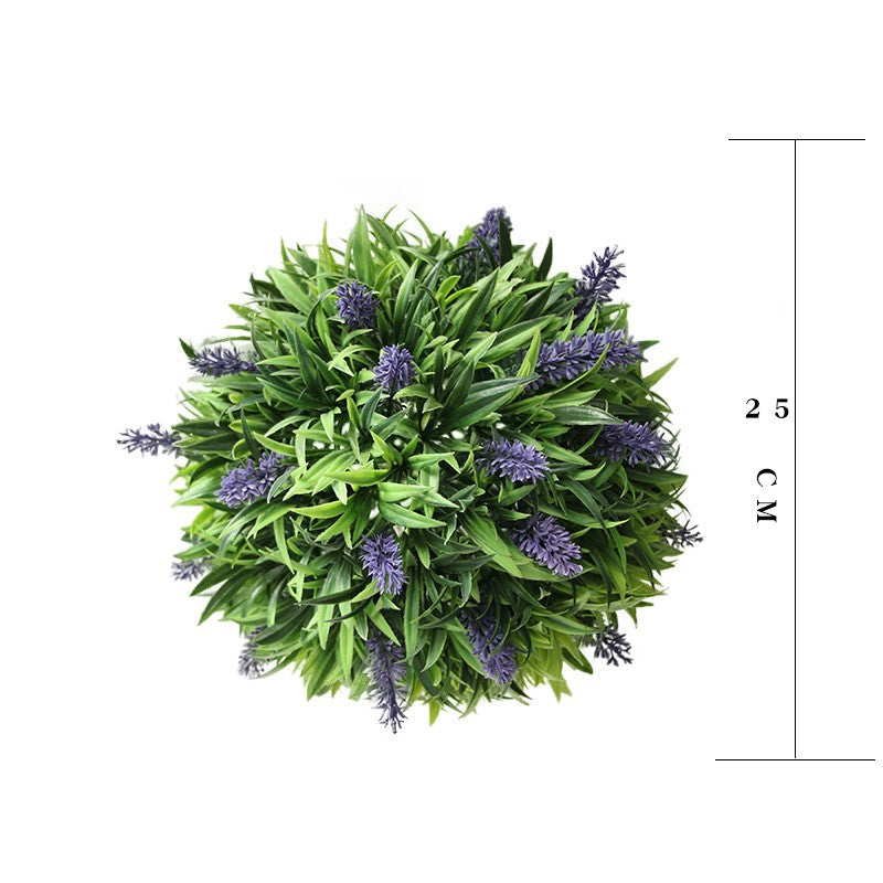 Lavanda artificial con resistencia a los rayos UV para jardín, balcón y terraza - 30cm/11.8"