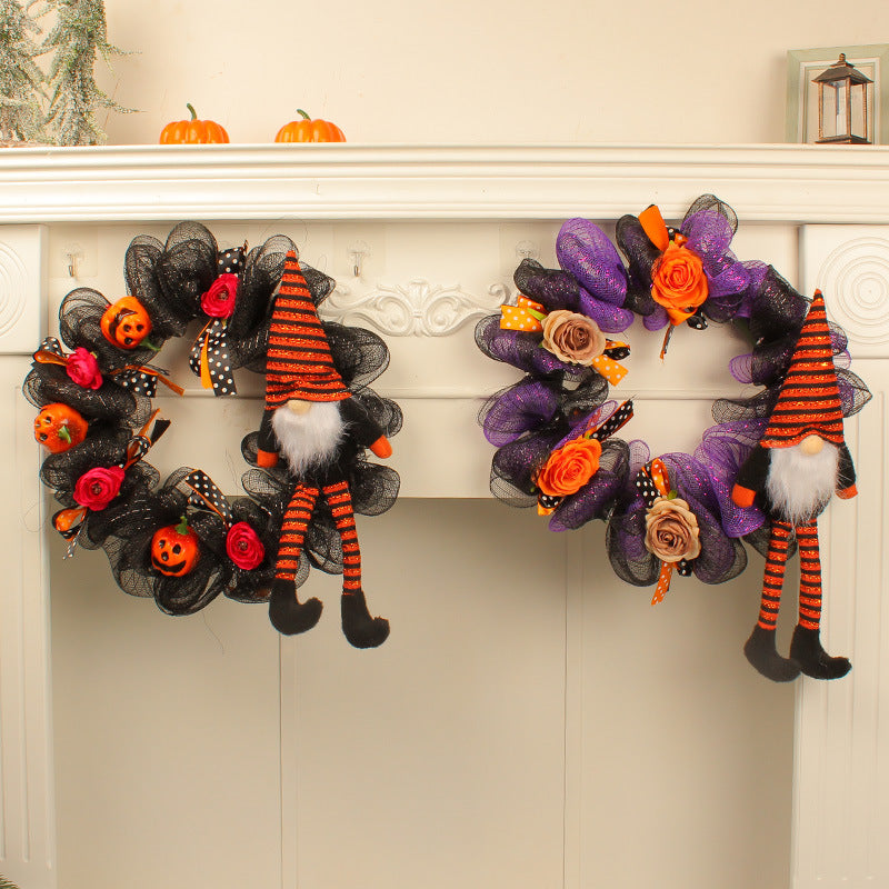 Calabazas artificiales para decoración del hogar - Morado