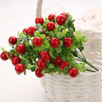 Bayas artificiales de 13" para bodas y eventos - Rojo