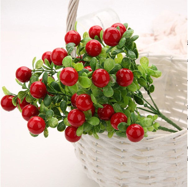 Bayas artificiales de 13" para bodas y eventos - Rojo