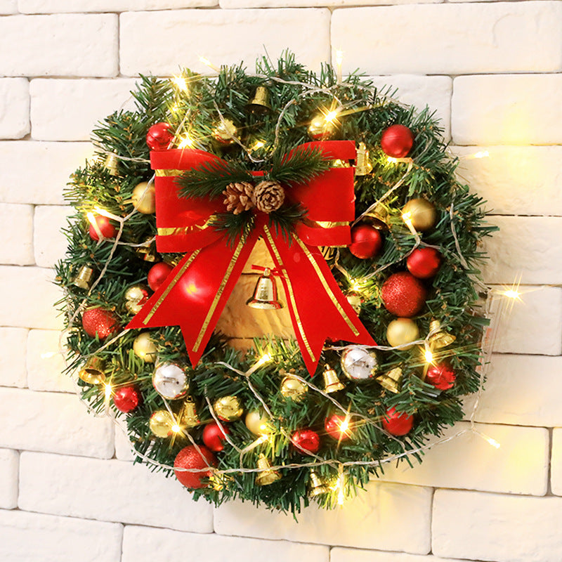 Corona o guirnalda artificial para decoración navideña - 16 inch