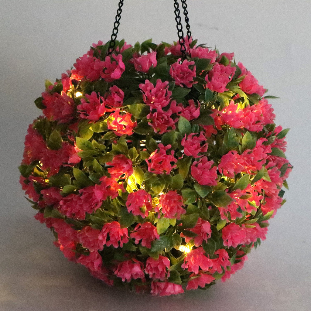 Planta artificial con resistencia a los rayos UV de 17.7" para jardín, balcón y terraza
