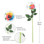 Rosas artificiales de 19" para bodas y eventos