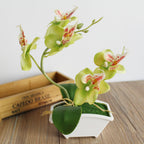 Orquídeas artificiales para jardín, balcón y terraza