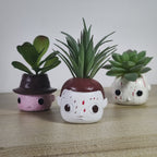 Regalo floral artificial de 3" x 2" 3 piezas para arreglos florales y proyectos DIY