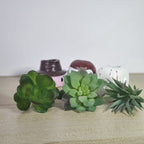 Regalo floral artificial de 3" x 2" 3 piezas para arreglos florales y proyectos DIY