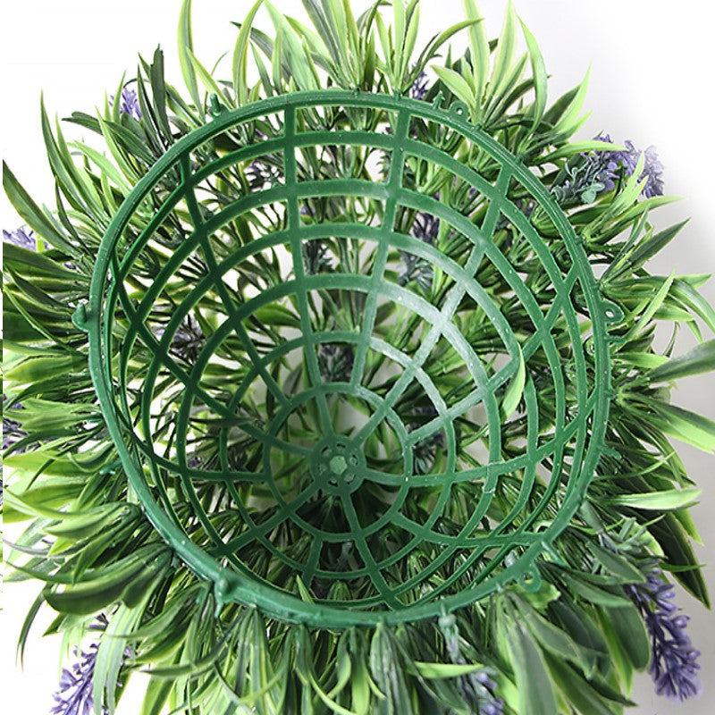 Lavanda artificial con resistencia a los rayos UV para jardín, balcón y terraza