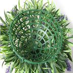 Lavanda artificial con resistencia a los rayos UV para jardín, balcón y terraza
