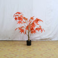 Hojas de arce artificiales para decoración de otoño