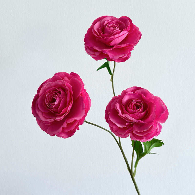 Peonías artificiales de 25" 3 cabezas para bodas y eventos
