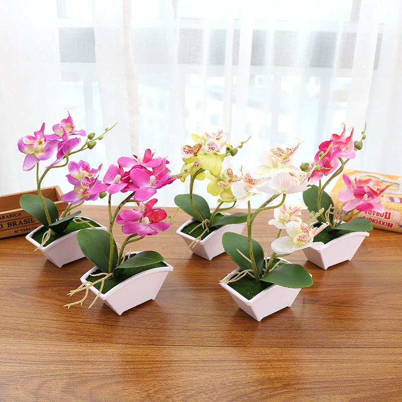 Orquídeas artificiales para jardín, balcón y terraza - Morado