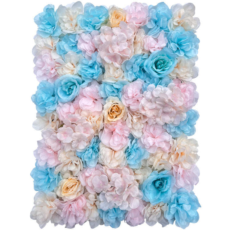 Rosas artificiales con resistencia a los rayos UV 12 piezas para jardín, balcón y terraza - Case of 3 packs (total of 12 wall mat panels) Blanco
