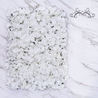 Hortensias artificiales con resistencia a los rayos UV para jardín, balcón y terraza - Pack of 4 panels Verde