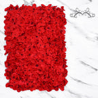 Hortensias artificiales con resistencia a los rayos UV para jardín, balcón y terraza - Pack of 4 panels Rosa intenso