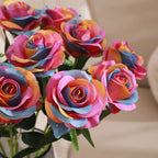 Rosas artificiales de 19" para bodas y eventos
