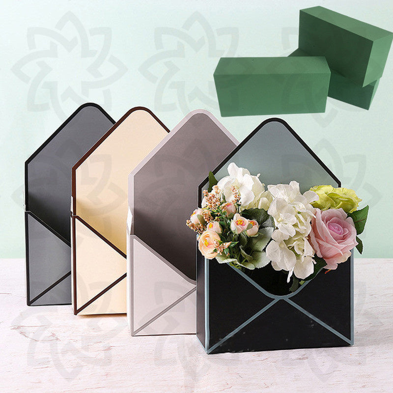 Regalo floral artificial para decoración del hogar - Negro-gris