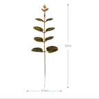 Eucalipto artificial de 12" x 2" 50 piezas para bodas y eventos - 6