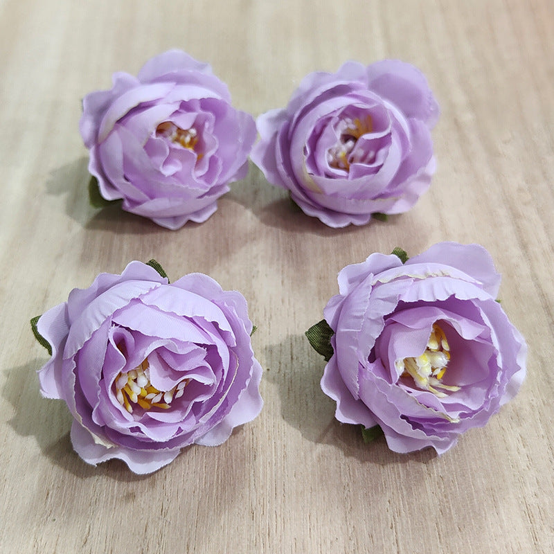 Rosas artificiales de 2" x 2" 50 piezas para bodas y eventos