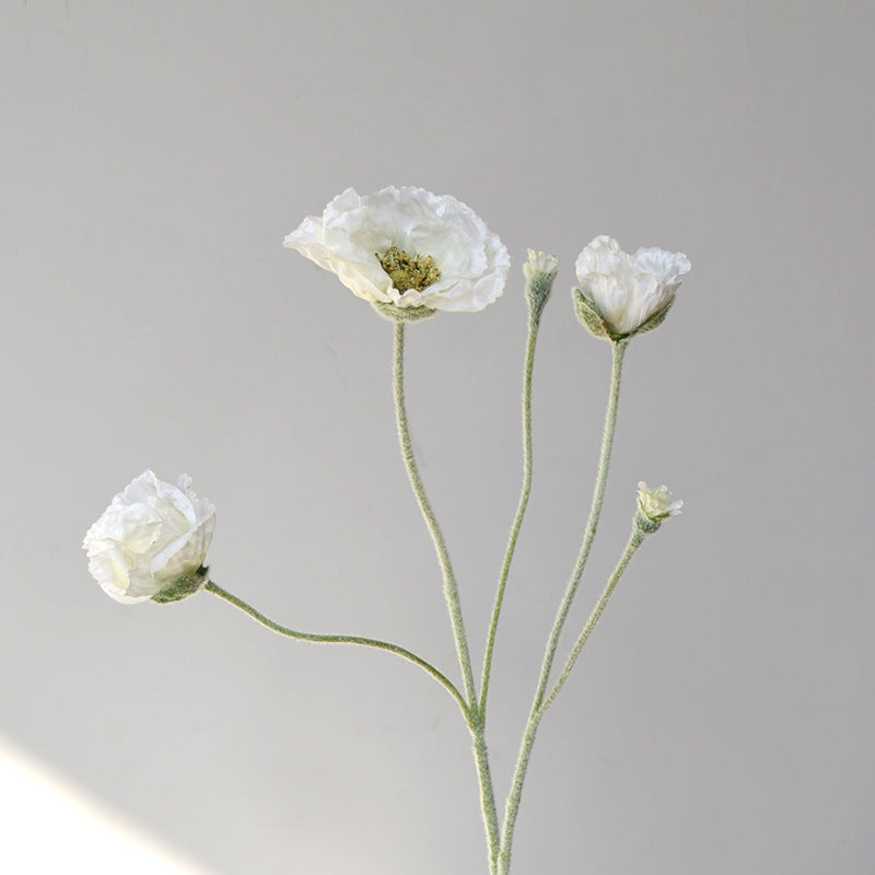 Amapolas artificiales de 25.5" para bodas y eventos