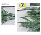 Ramas de pino artificiales con resistencia a los rayos UV de 27" para jardín, balcón y terraza