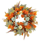 Calabazas artificiales de 17" x 17" para decoración de interiores - Naranja 17.7"