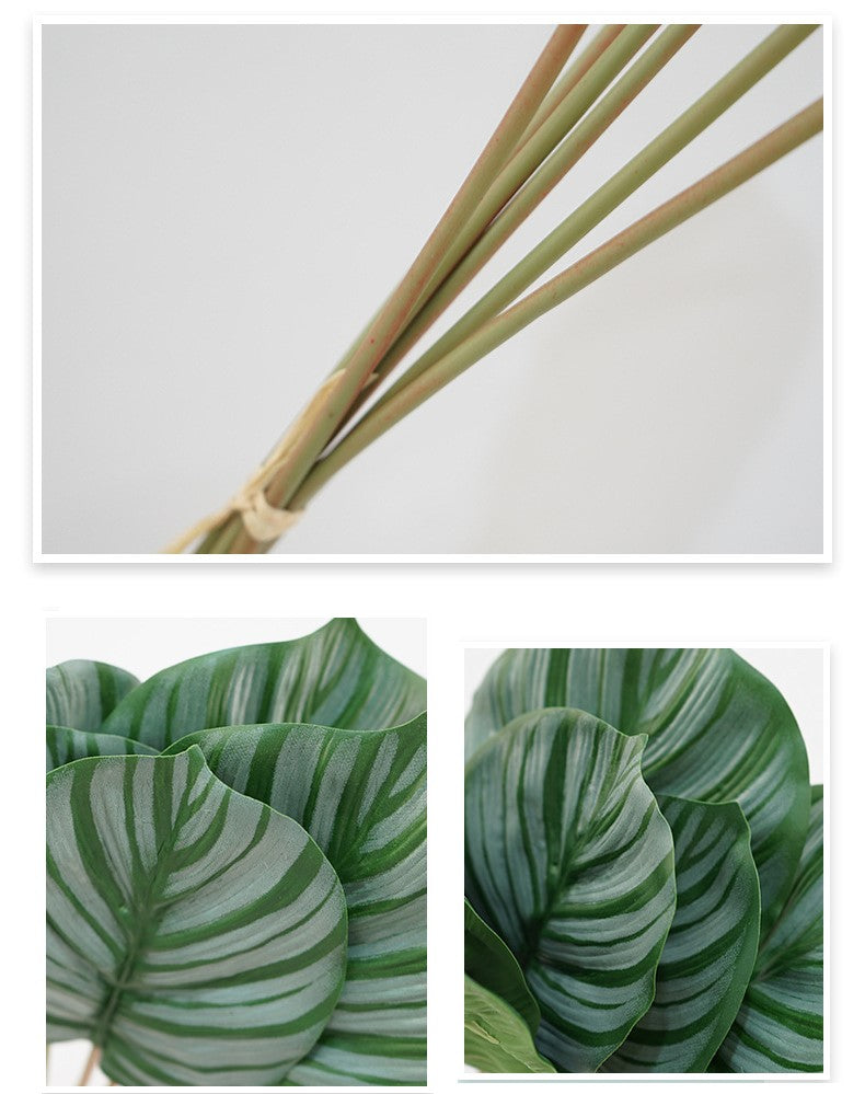 Planta artificial con resistencia a los rayos UV de 22" 6 tallos para jardín, balcón y terraza