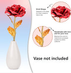 Rosas artificiales de 10" x 3" 5 piezas para decoración de interiores