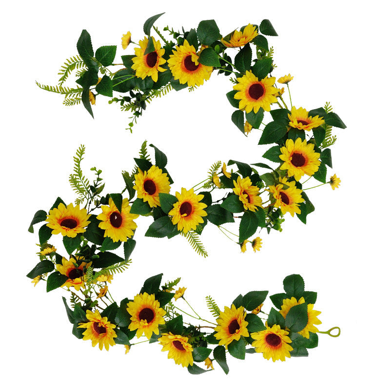Girasoles artificiales para jardín, balcón y terraza - Amarillo