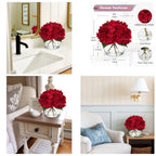 Hortensias artificiales para decoración de interiores