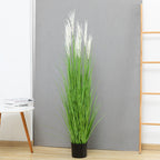 Pampas artificiales de 64" para jardín, balcón y terraza - 7