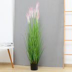 Pampas artificiales de 64" para jardín, balcón y terraza - 6
