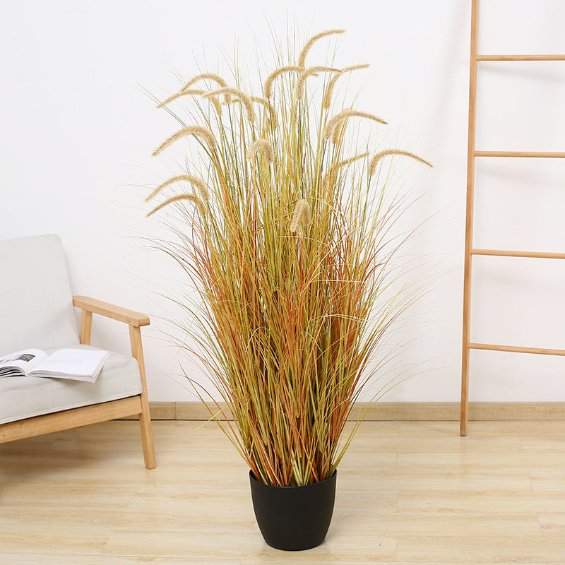 Pampas artificiales de 64" para jardín, balcón y terraza - 5