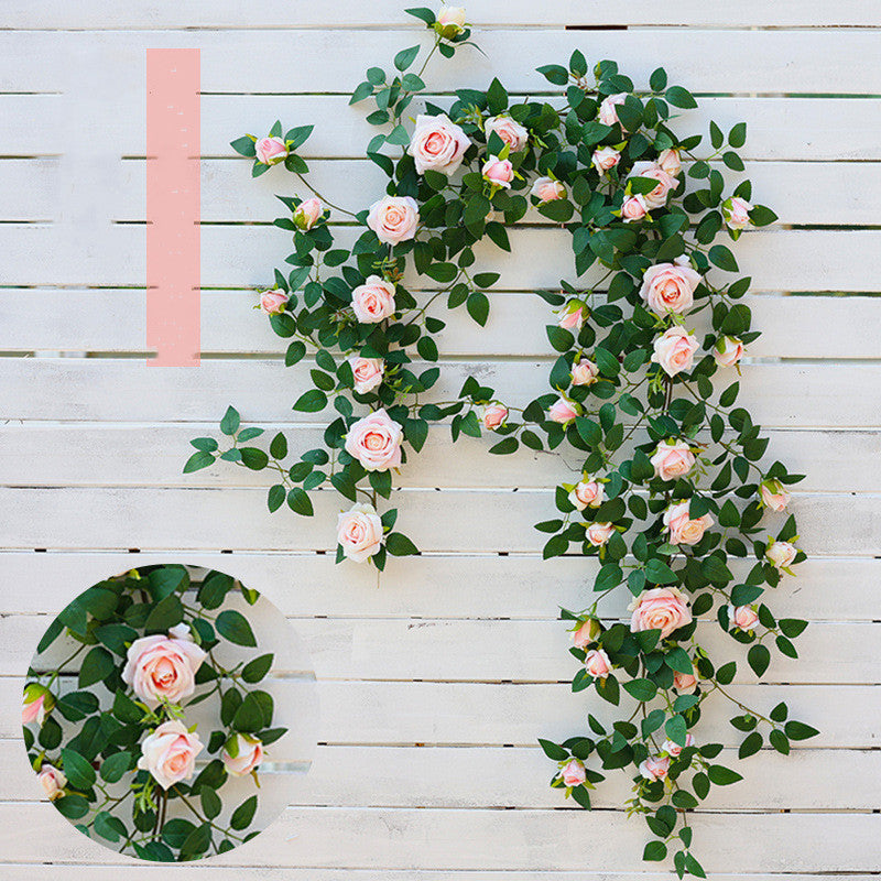 Rosas artificiales con resistencia a los rayos UV de 68" x 10" 2 piezas para jardín, balcón y terraza
