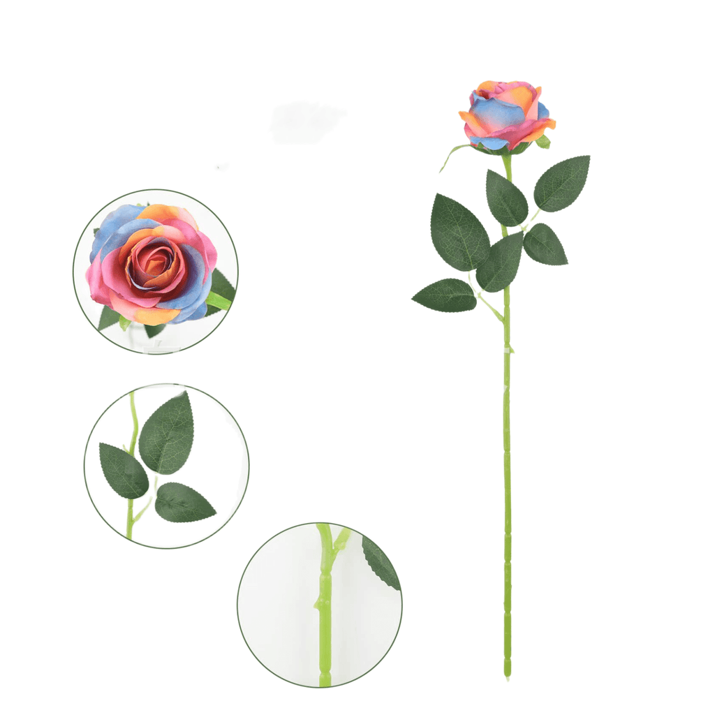 Rosas artificiales de 19" para bodas y eventos
