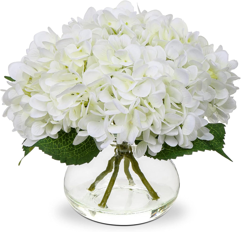 Hortensias artificiales para decoración de interiores