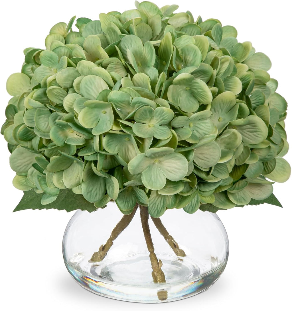 Hortensias artificiales para decoración de interiores - Rojo