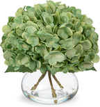 Hortensias artificiales para decoración de interiores - Rojo