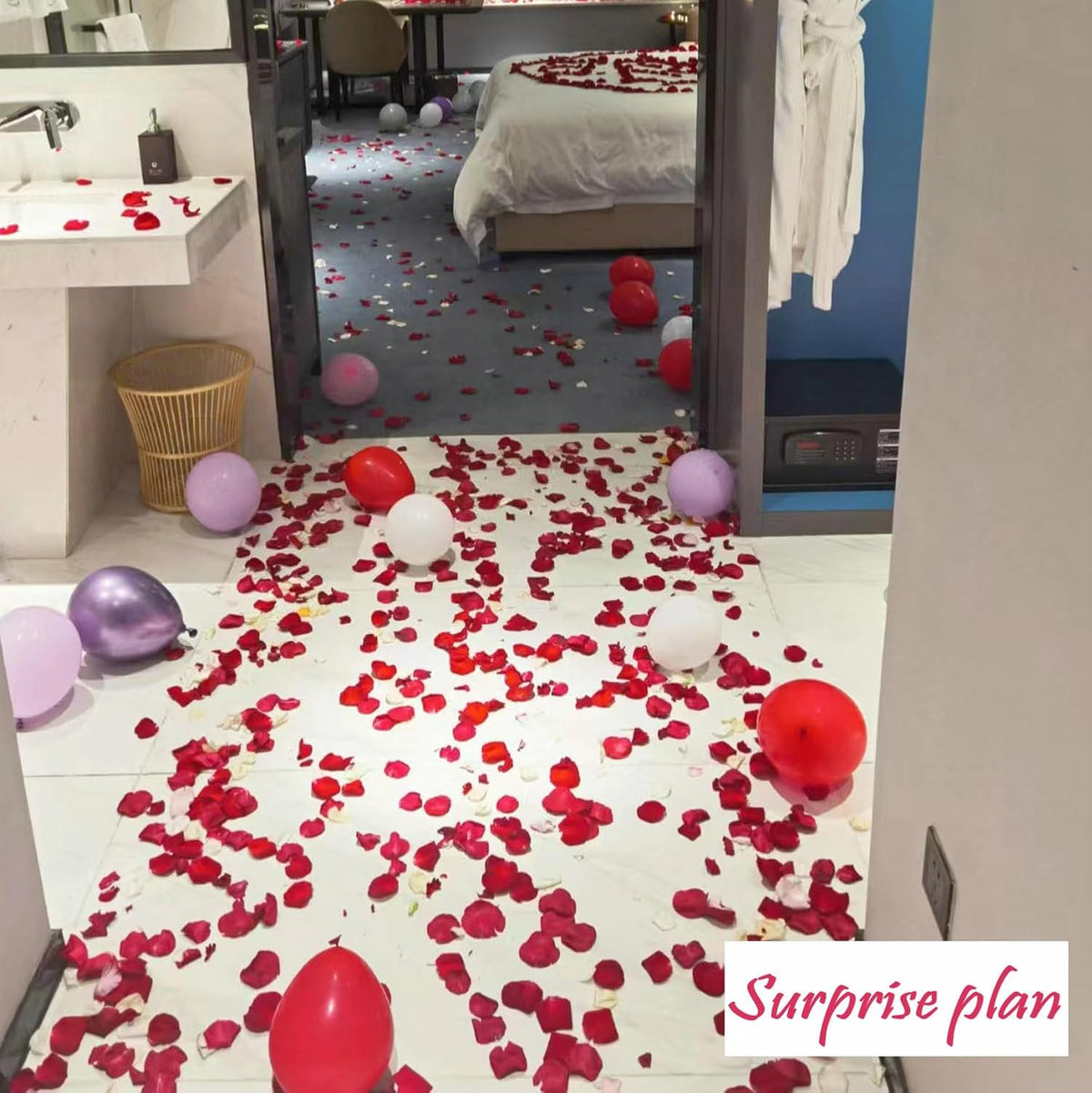 Rosas artificiales 1500 piezas para bodas y eventos