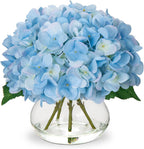 Hortensias artificiales para decoración de interiores - Fall naranja