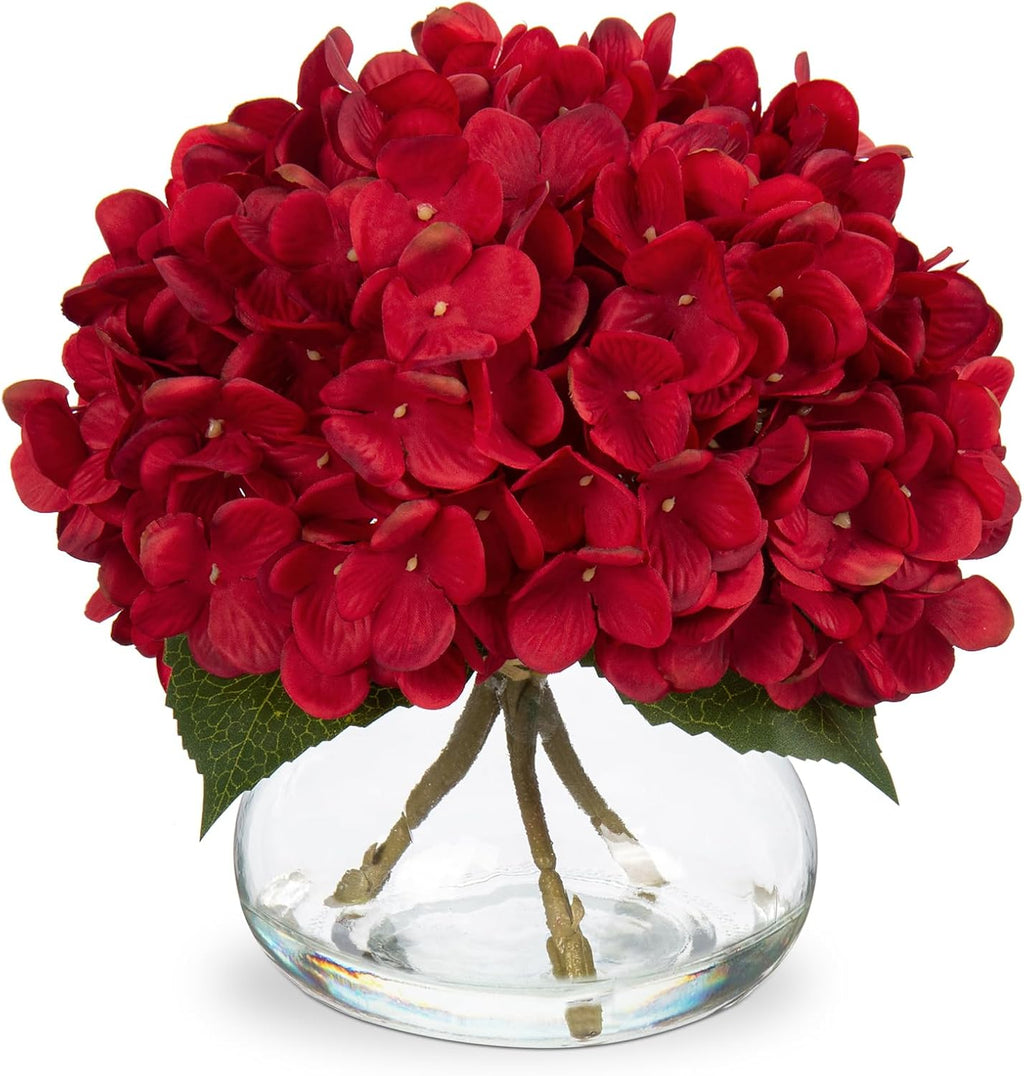 Hortensias artificiales para decoración de interiores