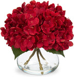 Hortensias artificiales para decoración de interiores