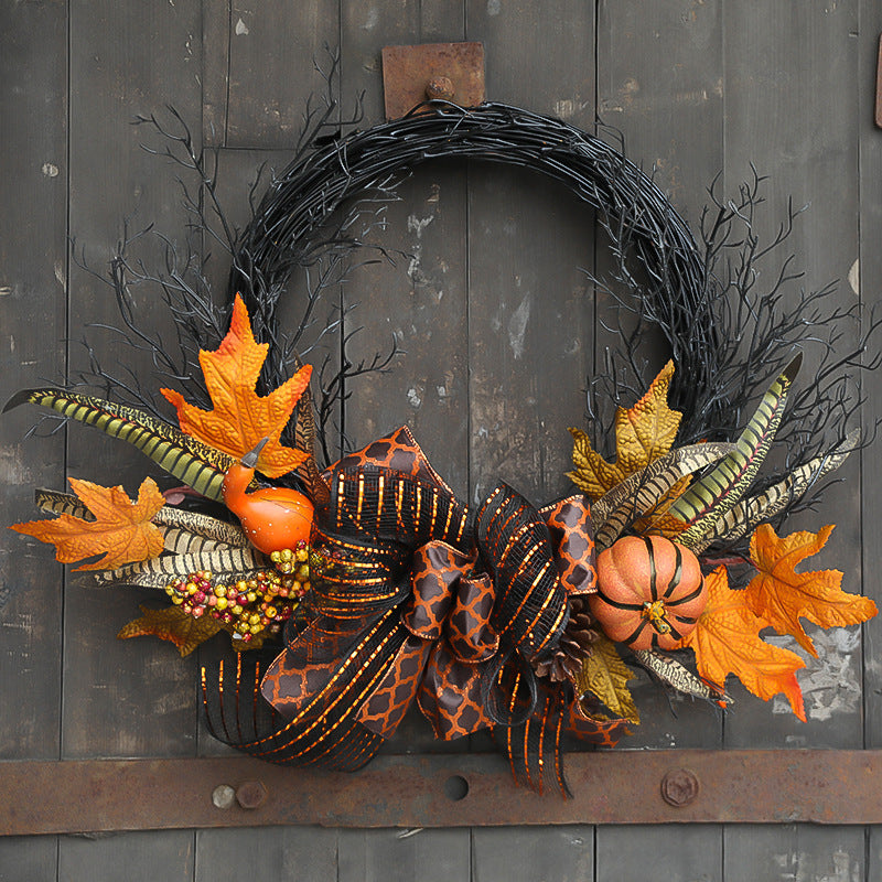 Calabazas artificiales para decoración del hogar
