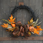 Calabazas artificiales para decoración del hogar