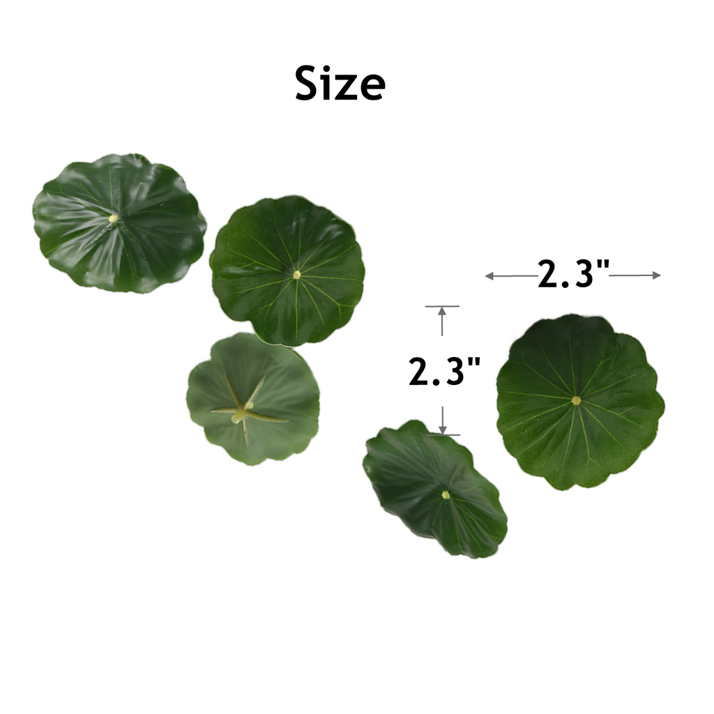 Lotos artificiales de 2.3" 100 piezas para arreglos florales y proyectos DIY