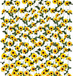 Girasoles artificiales con resistencia a los rayos UV para jardín, balcón y terraza