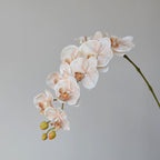 Orquídeas artificiales con tacto real de 38" x 6" 9 cabezas para bodas y eventos