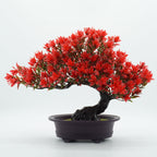 Ramas de pino artificiales de 9" para decoración de interiores - Rojo