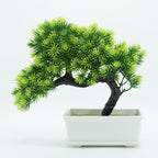 Ramas de pino artificiales de 9" para decoración de interiores - Green06