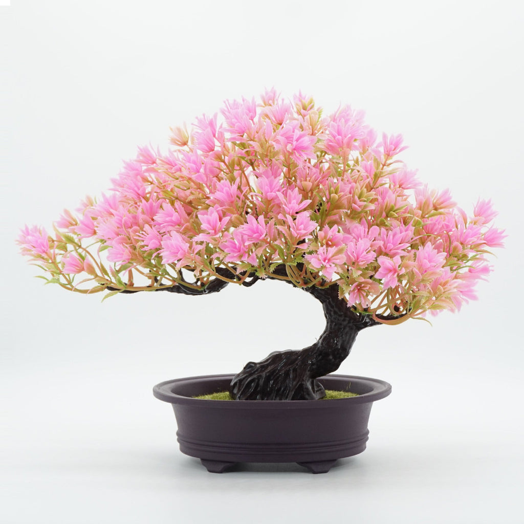 Ramas de pino artificiales de 9" para decoración de interiores - Rosa